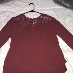 Long sleeve blouse